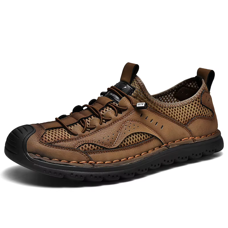 Chaussures de marche respirantes pour hommes, chaussures d'été décontractées, chaussures de bateau à
