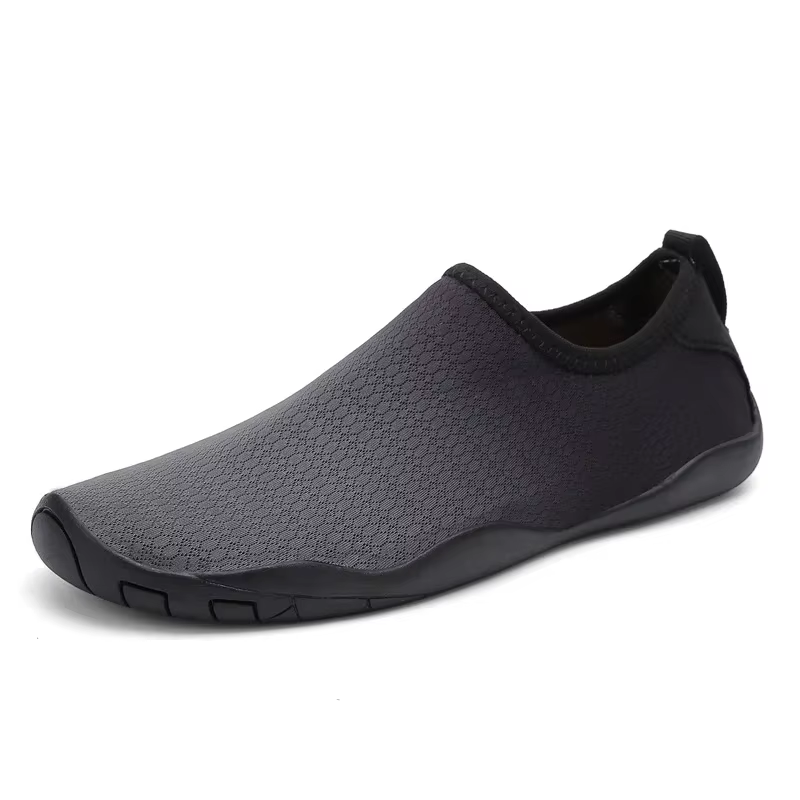 Chaussures de course pieds nus de haute qualité, boîte à bout large, baskets de sport croisées, zéro