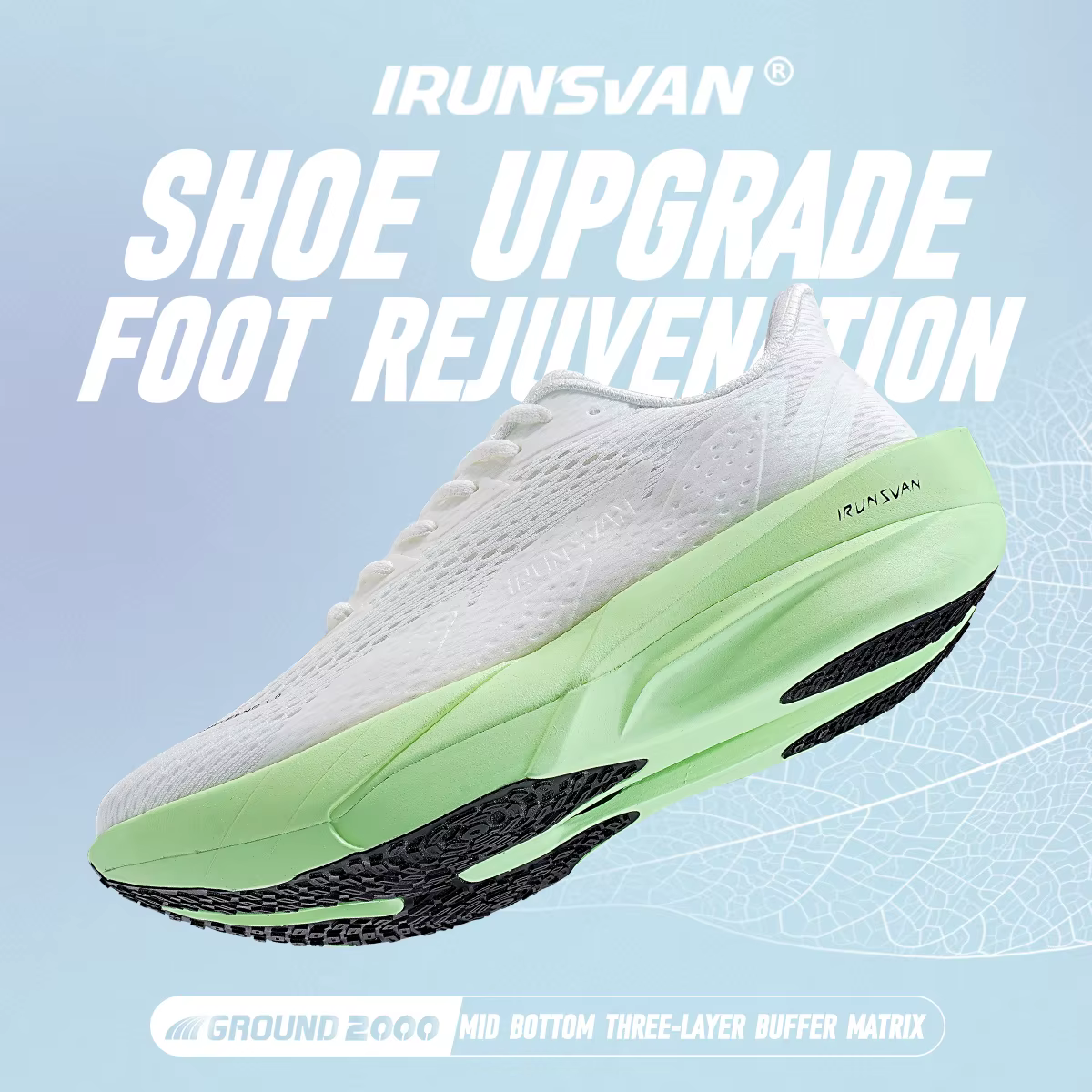 IRUNSVAN Surface 2000 chaussures de course en Nylon pour hommes professionnel haute Springback forma