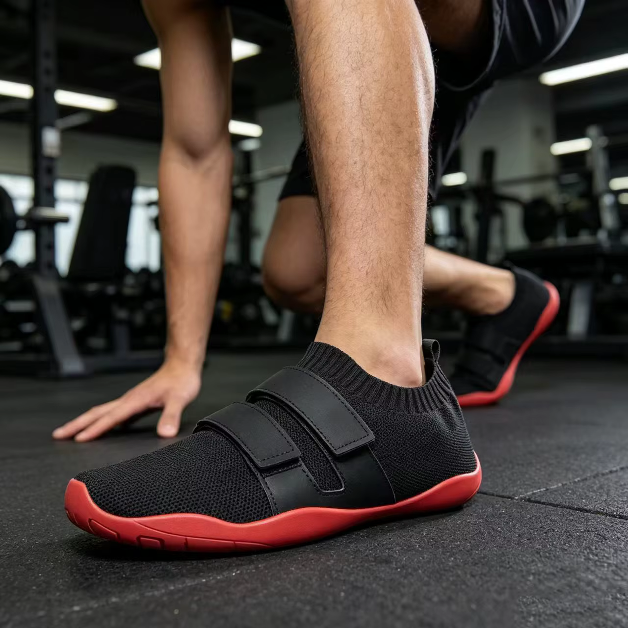 35-46 # Nouveau unisexe Fitness Squat chaussures Couple voyage en plein air chaussures de Sports n