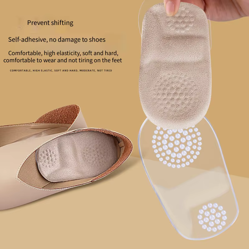 1 paire de semelles orthopédiques en GEL pour les pieds, fasciite plantaire, semelle en silicone sou