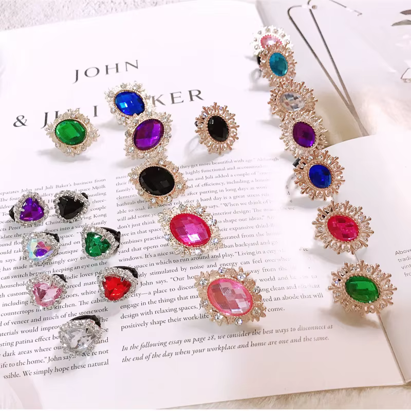 Lacets Chaussure Boucle Clips Perle Coeur Amour Charmes Brillant Strass Lacets Décoration Chaussures
