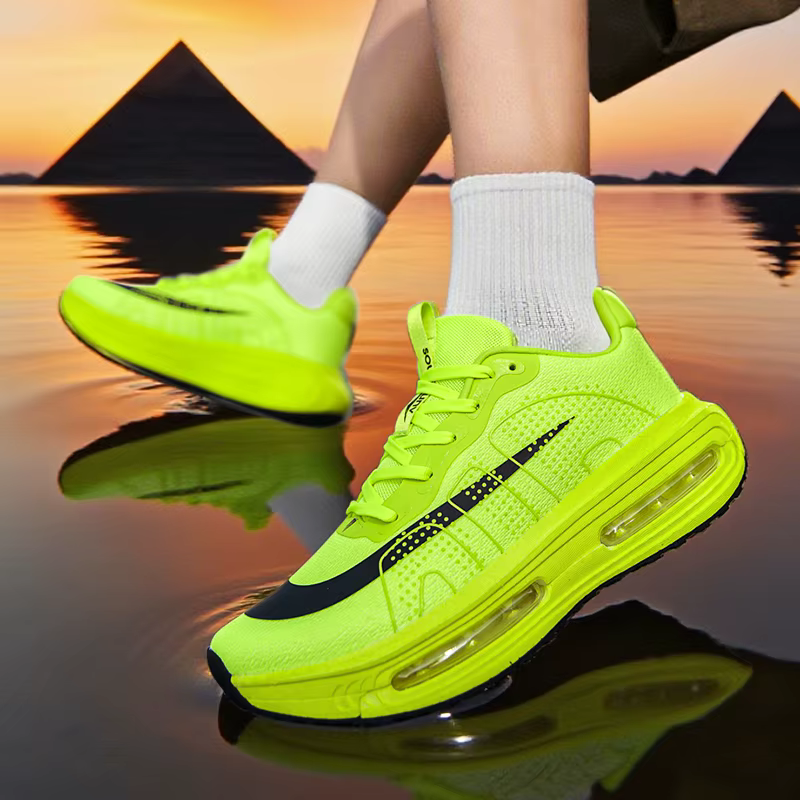 Meilleurs hommes chaussures de course de marche rembourrées garçons baskets tout-terrain semelles ép