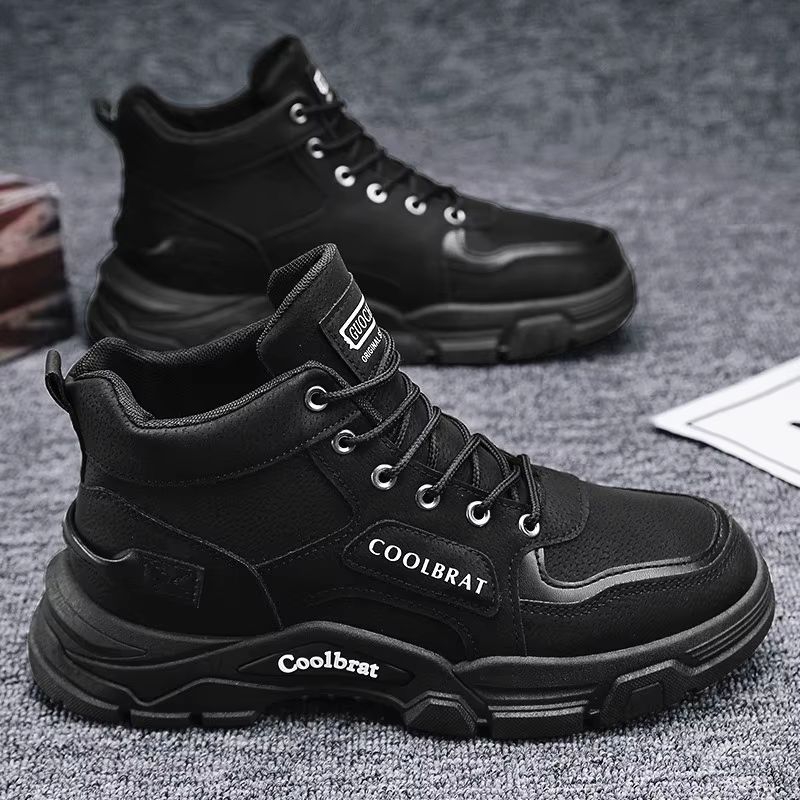 Chaussures montantes décontractées pour hommes, chaussures de randonnée en plein air, d'escalade, de