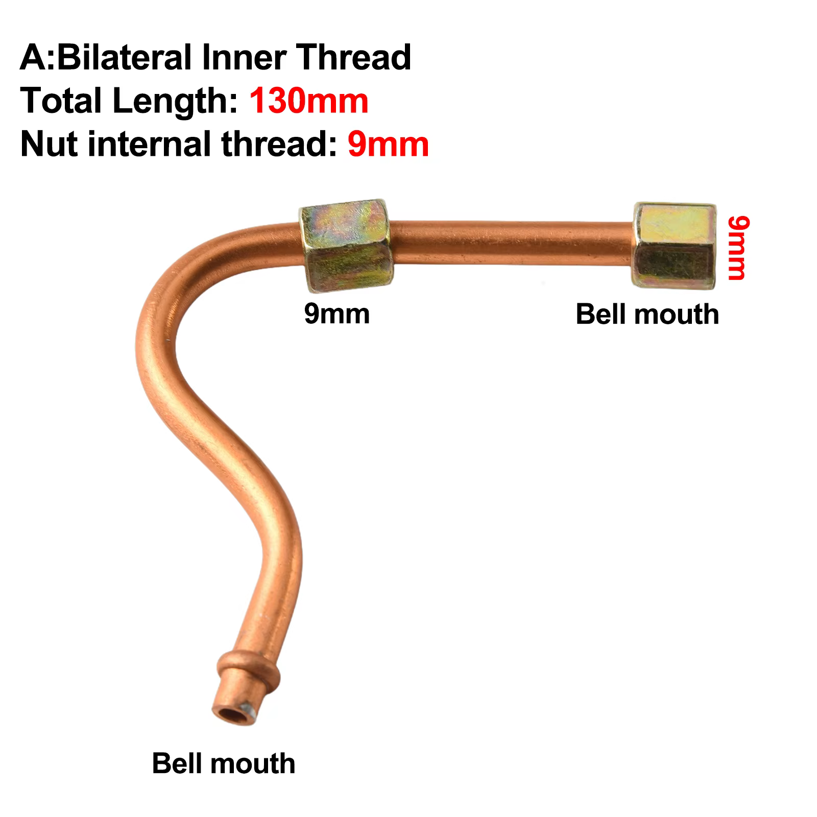 Tuyau de pompe de compresseur d'air d'entretien de compresseur d'air, petit Tube de compresseur d'ai