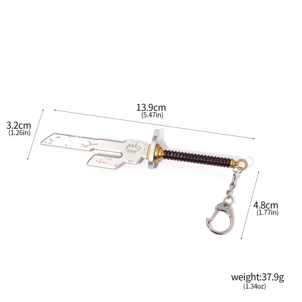 Sac à dos classique tendance, accessoires cadeaux pour hommes, porte-clés pour Fans, armes épée, cad
