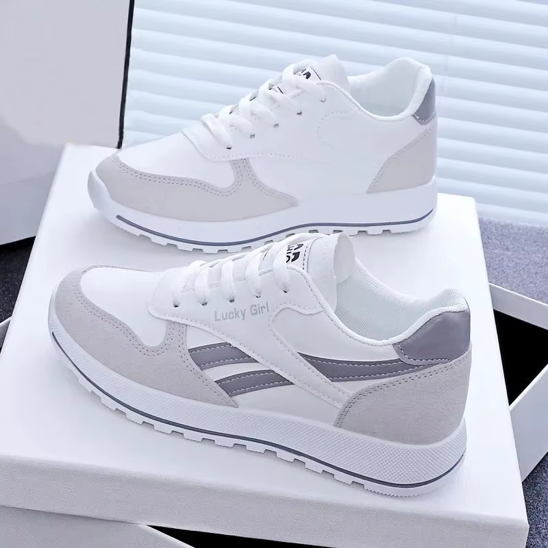 Women's Running Shoes Style 2025 Spring Autumn New Street Snap Dad Shoes Polyurethane Upgraded Versi