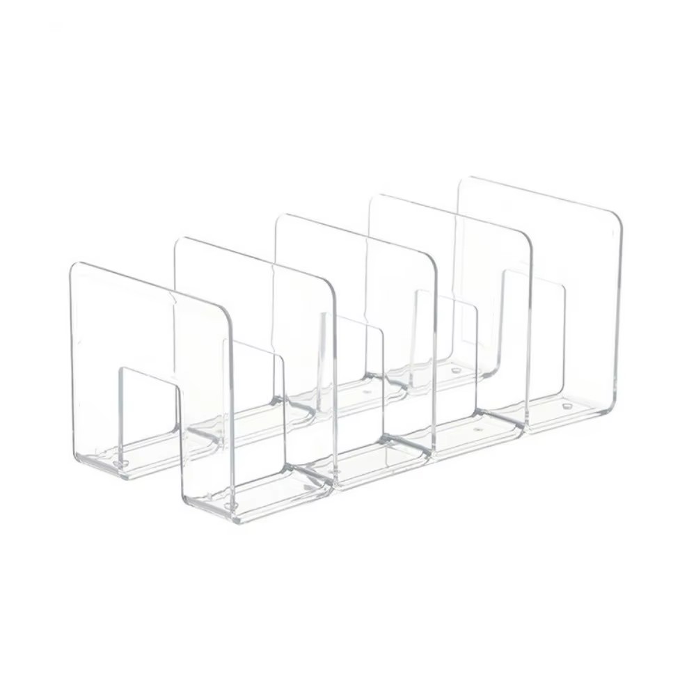 Range-chaussures vertical transparent en plastique à 4 compartiments grande capacité – Organisateur