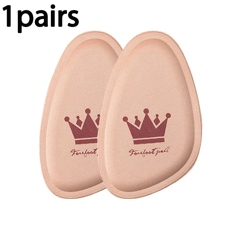 1/2/5 paires femmes antidérapant couronne avant-pied coussinets soulagement de la douleur insérer de