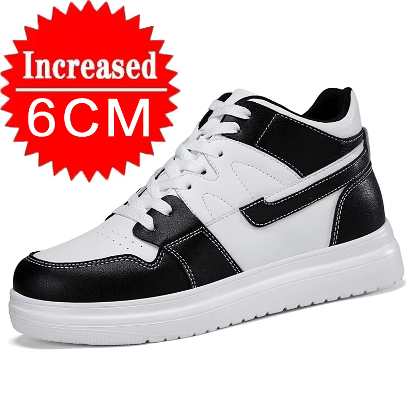2025 hommes chaussures d'ascenseur invisible rehaussement baskets hommes semelle souple respirant ha