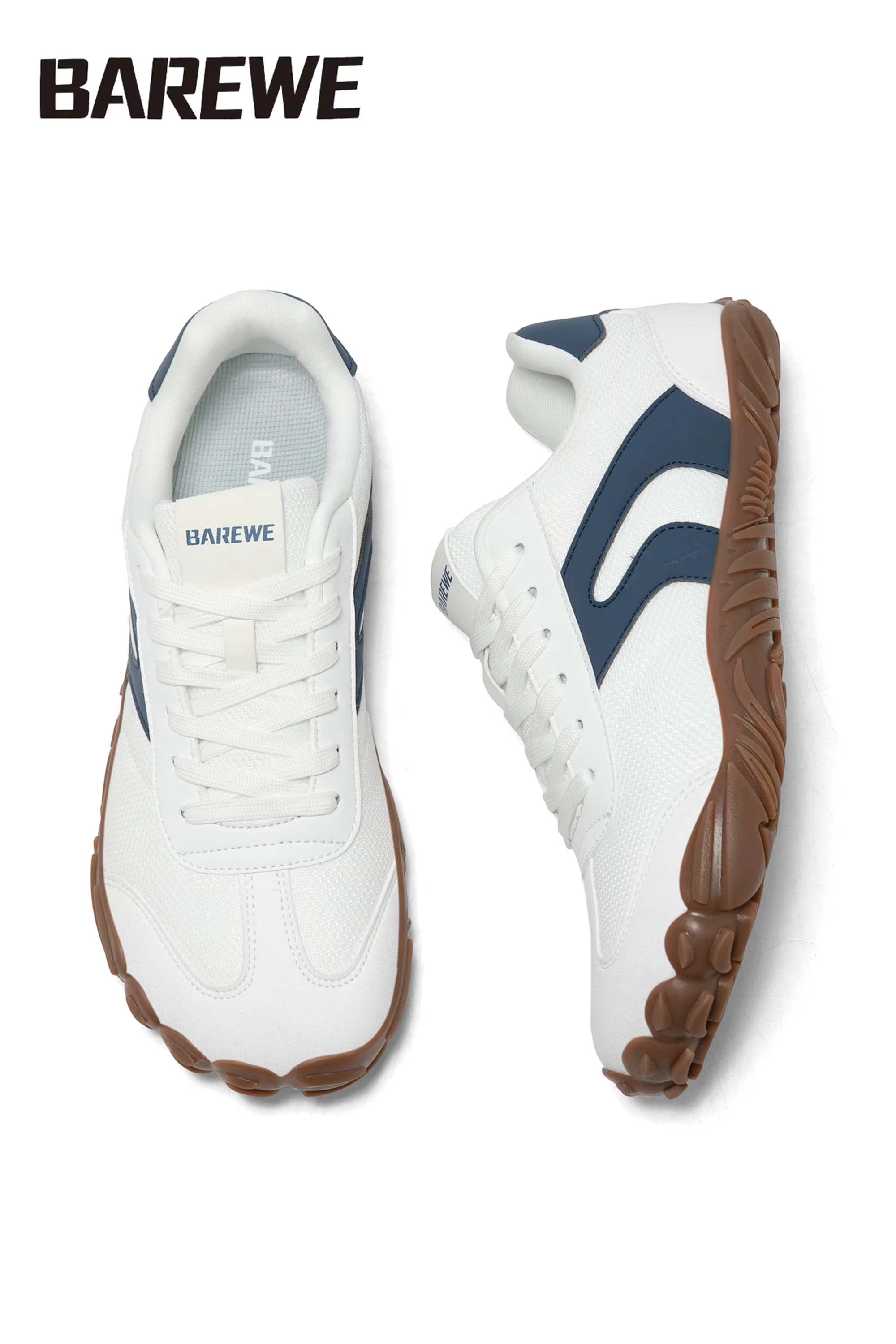 Chaussures pieds nus BAREWE : Chaussures de marche à bout large pour hommes et femmes, baskets confo