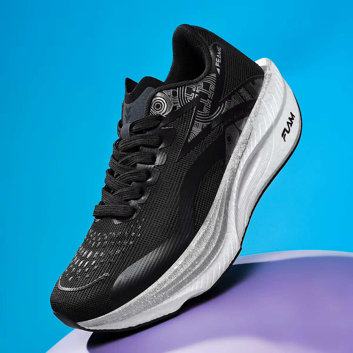 Chaussures de course tendance pour hommes été 2026, noires, résistantes à la saleté, légères, techno