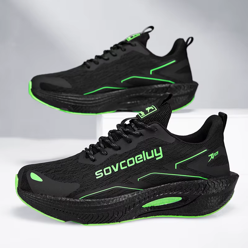 Chaussures de course Marathon avec plaque en carbone, spéciales pour hommes, respirantes, légères, c