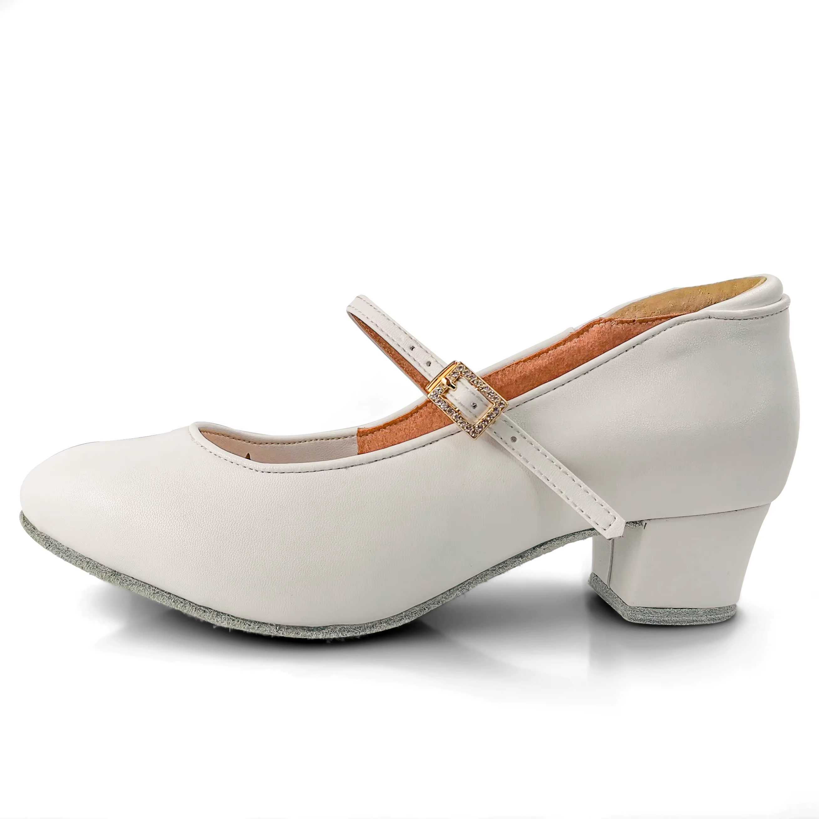 Vennystyle chaussures de danse latine-chaussures de pratique de salon blanches professionnelles pour