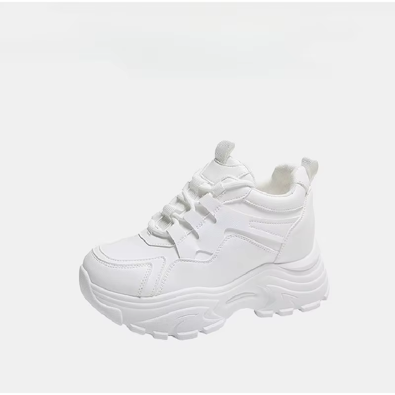 Baskets de marche pour femmes, baskets montantes épaisses et légères antidérapantes, chaussures reha