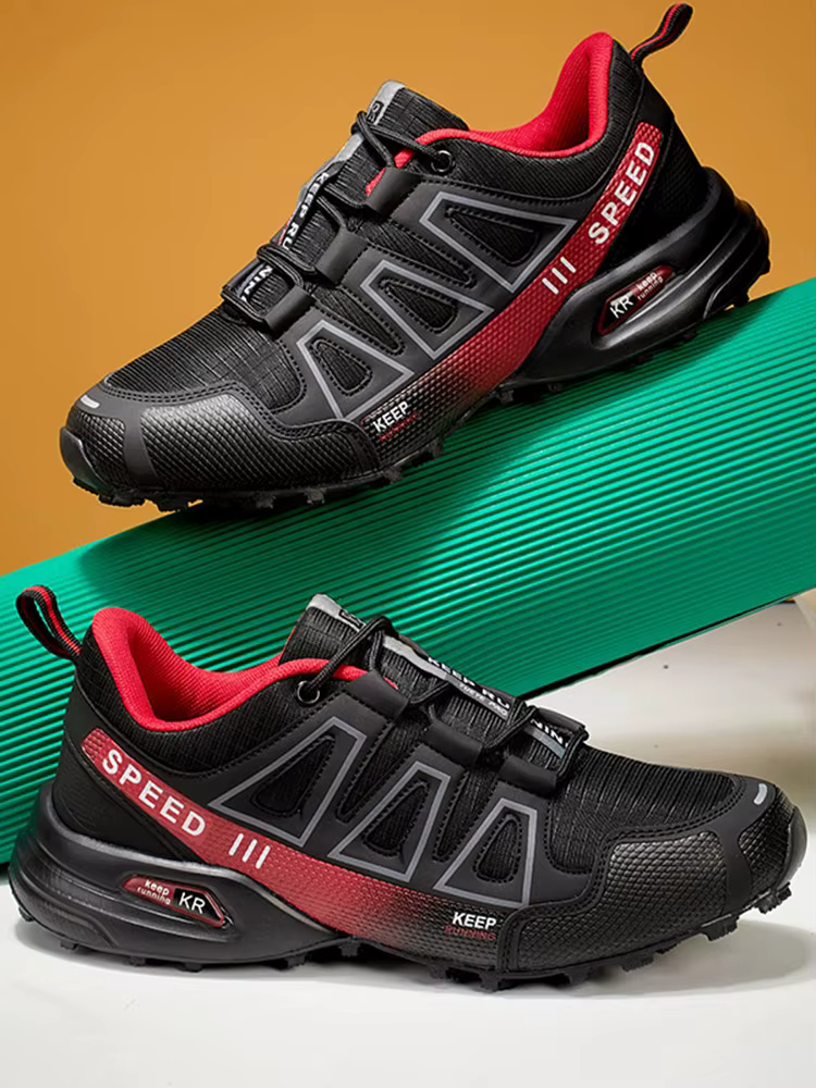 TFanJump chaussures de randonnée en plein air pour hommes et femmes semelle extérieure en caoutchouc