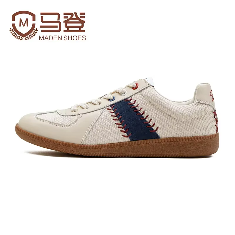 Maden Vintage allemand formation chaussures de Baseball pour hommes été blanc décontracté course cha