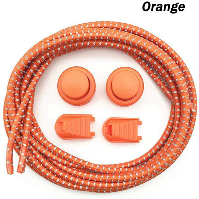 1 paire de lacets ronds à points colorés, serrure en plastique élastique, Sport de randonnée, sans c