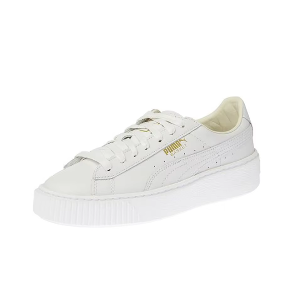PUMA Basket Platform Core 'White Gold' pour femme
