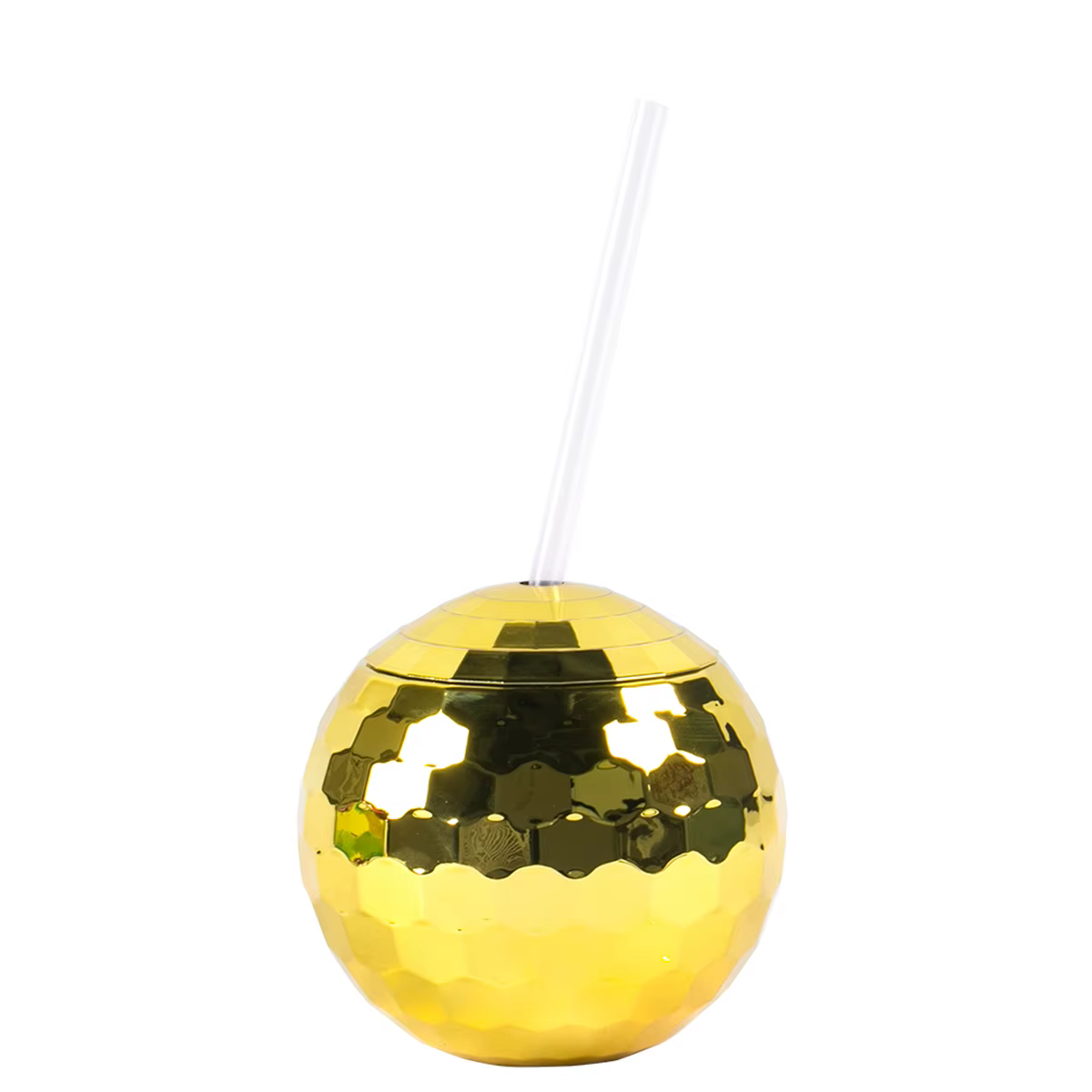 Nouvelles tasses de boule Disco avec couvercles et pailles de chapeau de Cowboy, décorations de fête