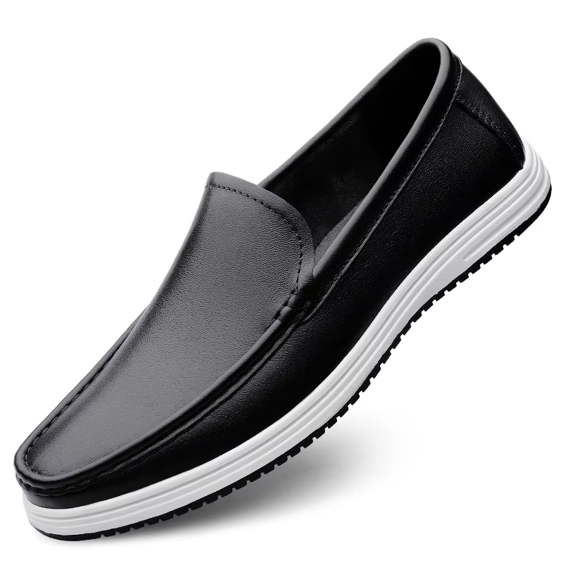 Chaussures en cuir véritable de haute qualité semelles de Massage bureau déplacements chaussures d'a