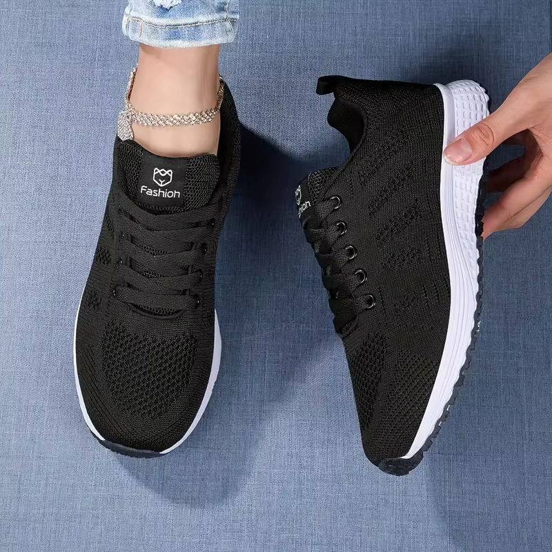 Femmes chaussures de sport décontractées en plein air anti-dérapant confortable Tennis tenues d'été 
