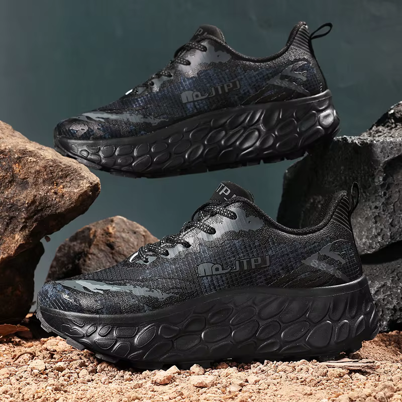 Chaussures de sport décontractées pour hommes, chaussures de course sur sentier, légères et résistan