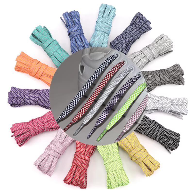Lumineslice-Lacets Fluorescents de dehors pour Adulte et Enfant, Chaussures de Course Plates, Nouvel