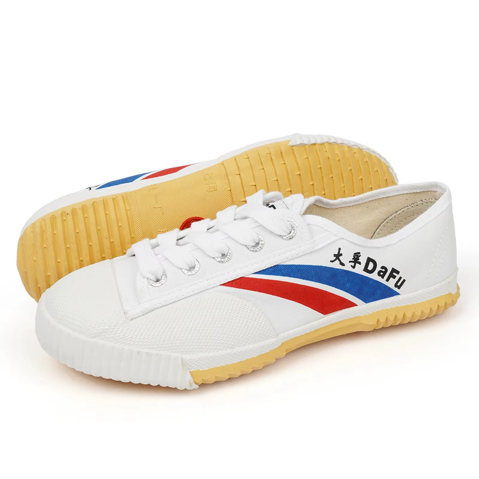 Dafu Kungfu-Chaussures d'entraînement classiques, baskets blanches originales pour arts martiaux, 30