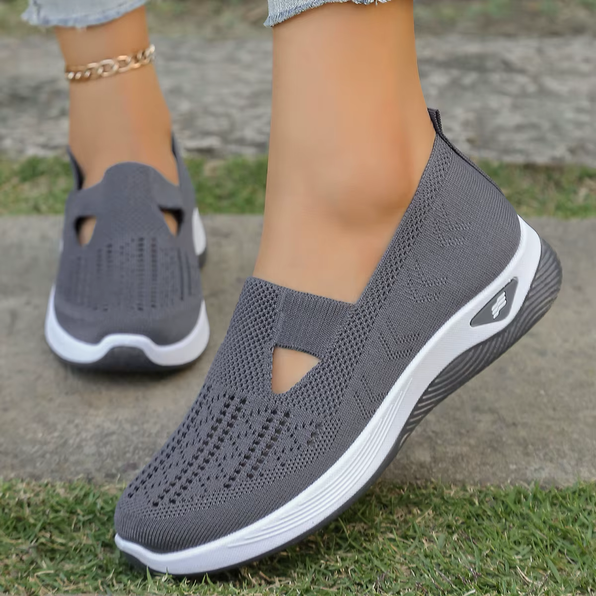 Chaussures d'été pour femmes-baskets décontractées, simples, quatre saisons, légères et plates, soli
