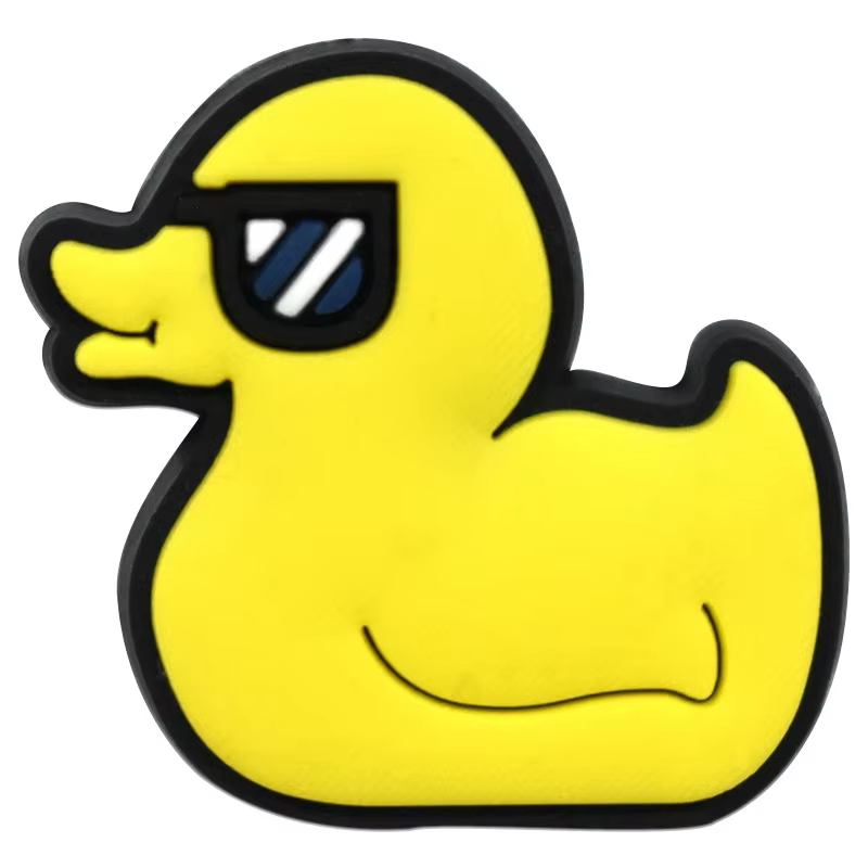 Breloques de chaussures de canard amusantes pour Crocs, accessoires pour enfants, épingles de sabots