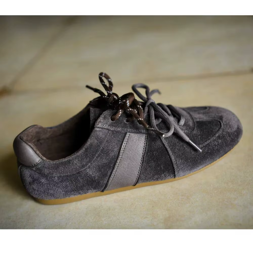 Chaussures de sport rétro à semelle épaisse pour femmes, chaussures Dequn à talon compensé, conforta