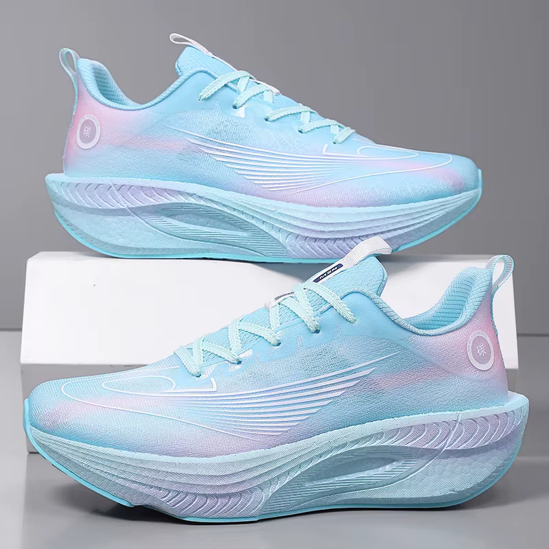 Chaussures de course professionnelles pour marathon, légères, respirantes, amortissantes, anti-chocs