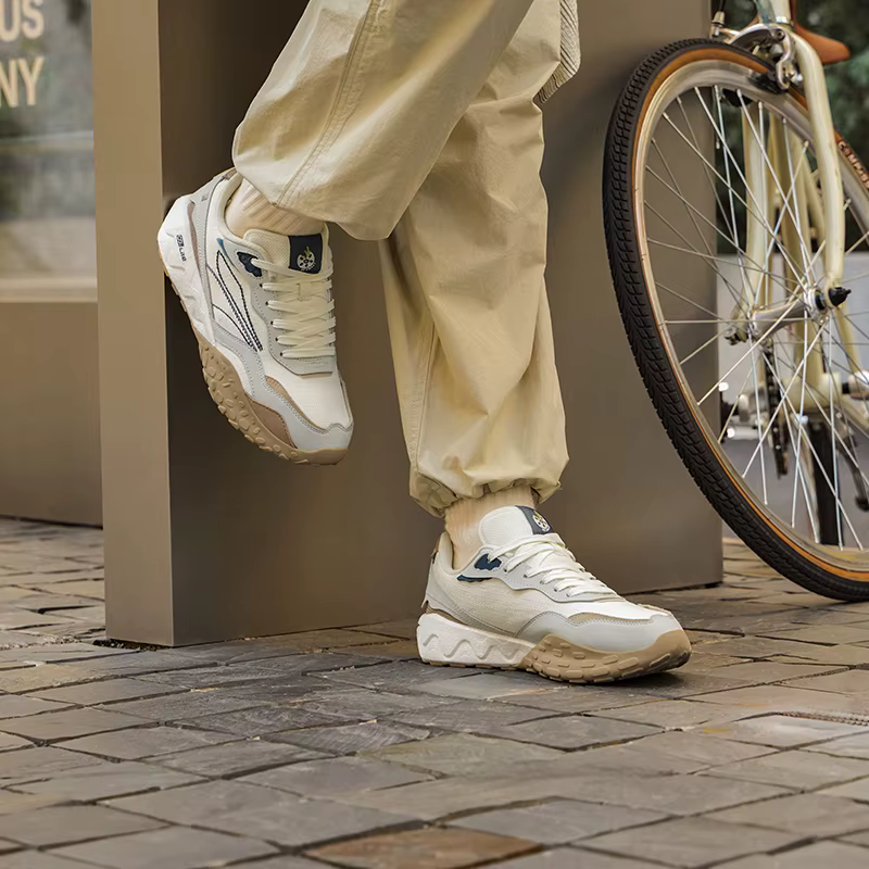 Chaussures de dehors Rétro en Maille pour Homme, Baskets Décontractées à Semelles Optiques, Résistan