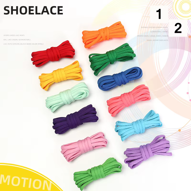 Lacets lumineux de sport pour hommes et femmes, Lacets ronds AF1, Résistant à l'usure, Non ald, Conv