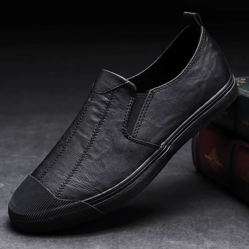 Nouvelles chaussures pour hommes, chaussures décontractées en cuir, mode printemps-été, mocassins à 