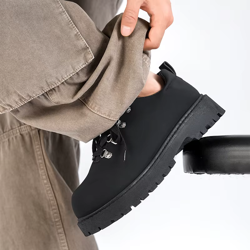 Chaussures décontractées pour hommes à semelle épaisse, respirantes, légères, à semelle souple, pour