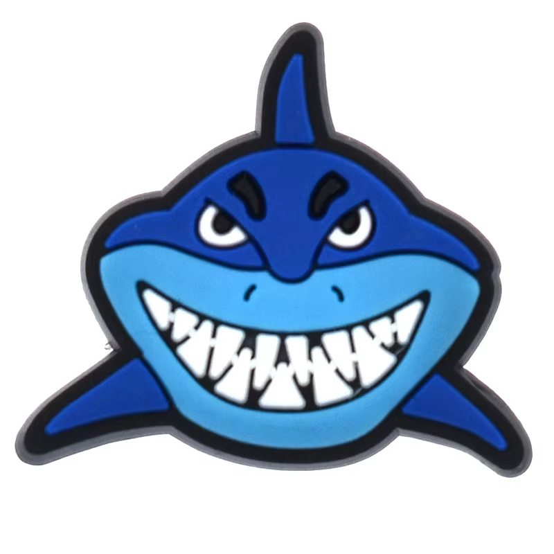 Blue Shlavabo Shoe Charms pour Crocs, Accessoires pour Enfants, Sandales, Sabots pour Enfants, Éping