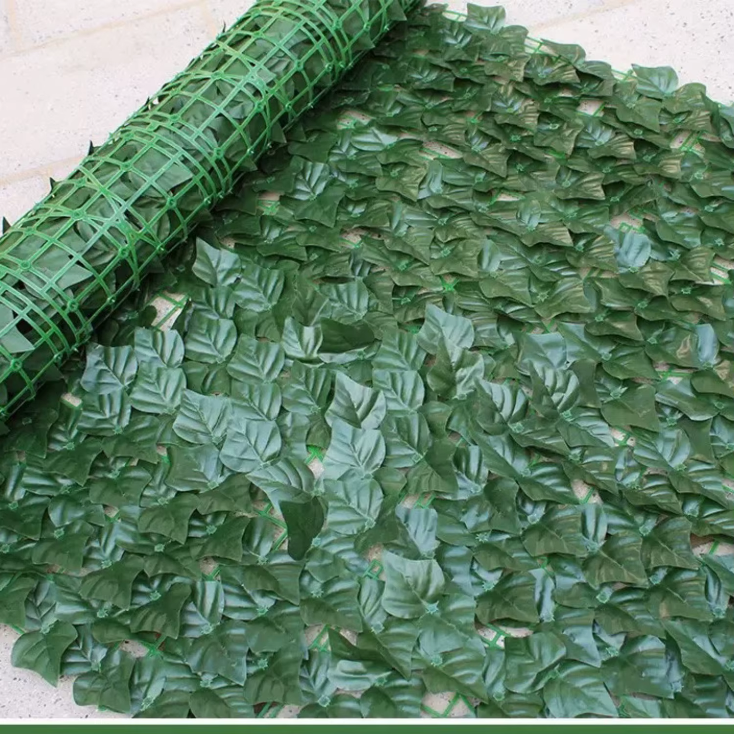 Artificial Ivy Fence Privacy Screen 50x300cm 100x300cm 4 Leaf Styles Faux Green Leaf Hedge for Outdo