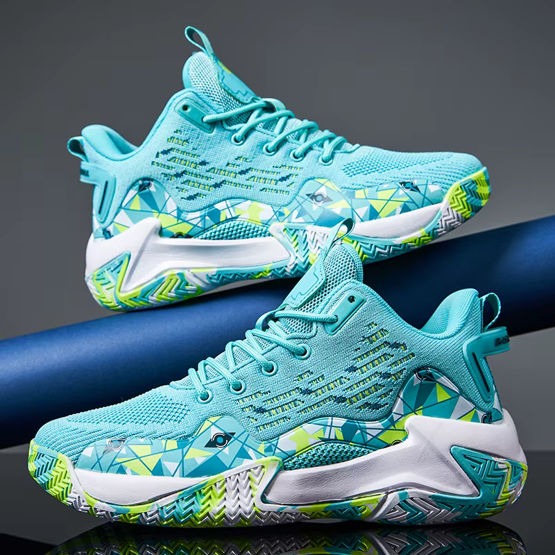 Nouvelles chaussures de basket-ball à tige haute, respirantes et confortables, pour hommes et femmes