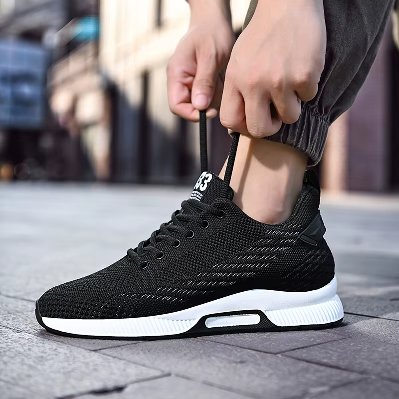Nouvelles baskets pour homme, chaussures rehaussantes, semelles intérieures 8 cm, respirantes en mai