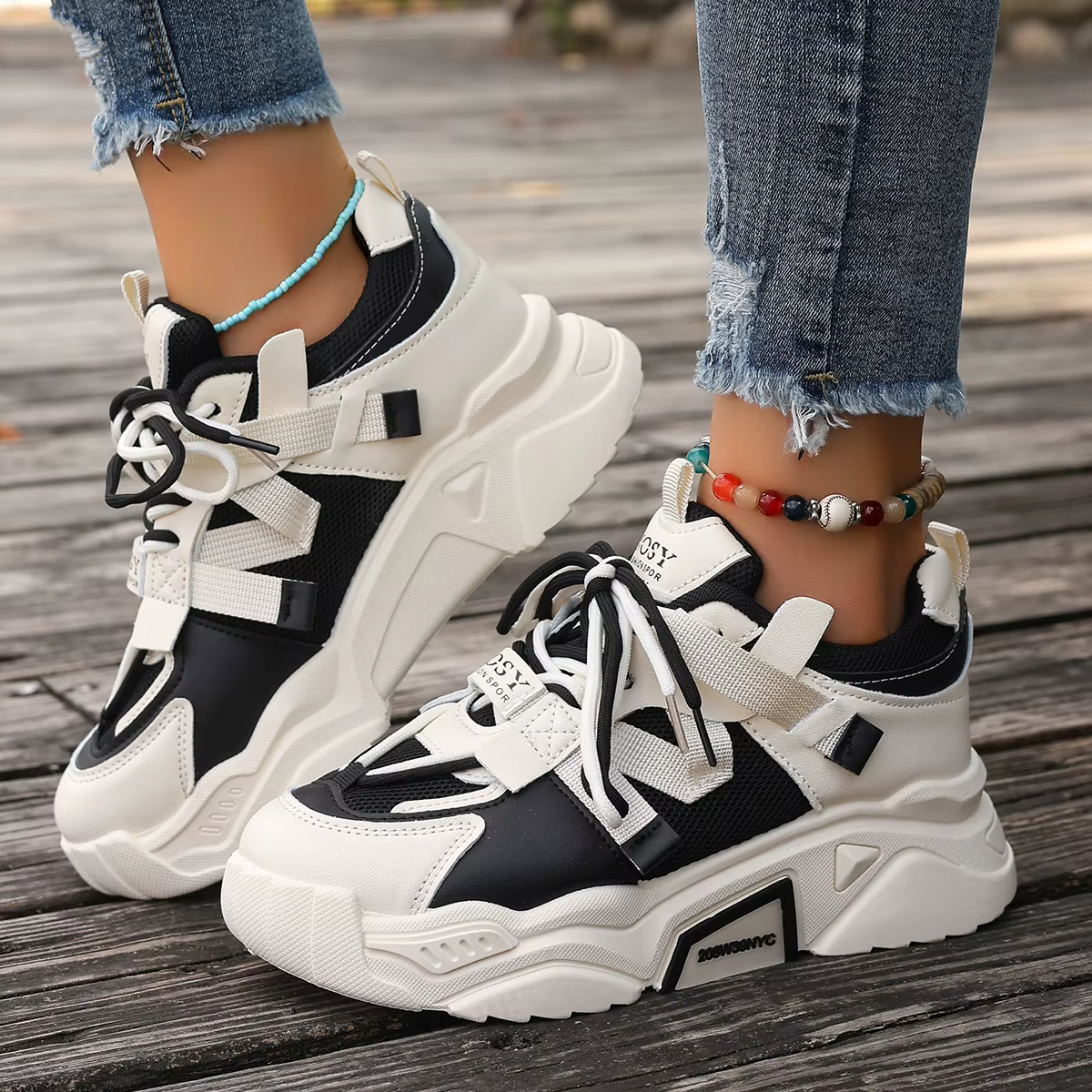 Femmes baskets printemps tendance chaussures de mode décontractées pour les femmes confortables en p