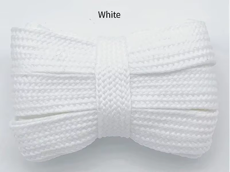 Lacets de chaussures larges de 2 cm - Lacets plats épais en coton pour baskets - Unisexe 100/120/140