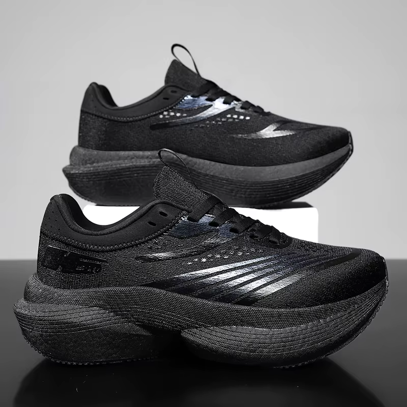 Nouvelles chaussures de course à pied avec plaque en carbone pour marathon, respirantes, légères, co