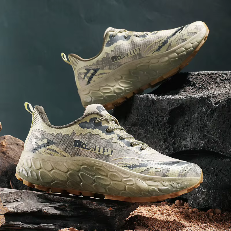 Chaussures de sport décontractées pour hommes, chaussures de course sur sentier, légères et résistan