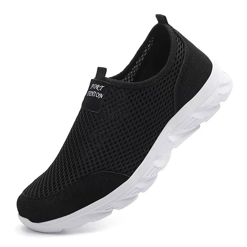 Nouvelles chaussures de course pour hommes chaussures de sport respirantes léger mode été maille res