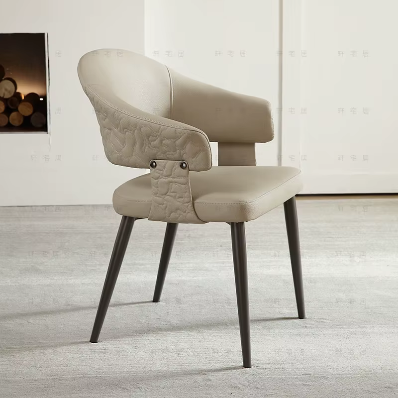 Chaises de salon de style bureau, chaises italiennes confortables pour salon, meubles de luxe modern