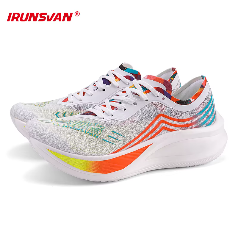 IRUNSVAN Chaussures de course ultra légères Chaussures de sport de haute qualité Support stable Abso