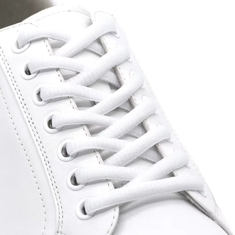 Lacets de chaussures ovales 24 couleurs lacets athlétiques demi-ronds pour chaussures de Sport/cours