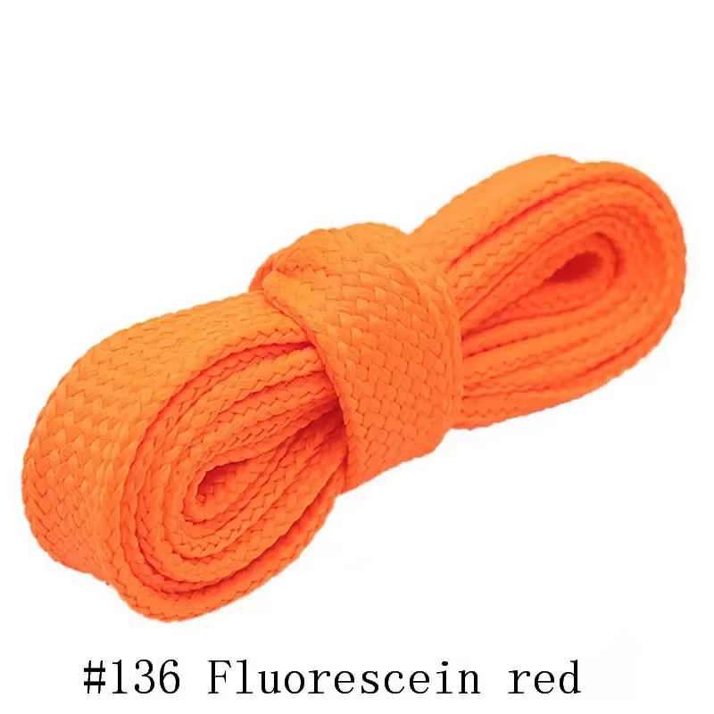 Coolstring Extra large 18mm de largeur Double couche gros lacets cordon couleur unie lacets plats gr